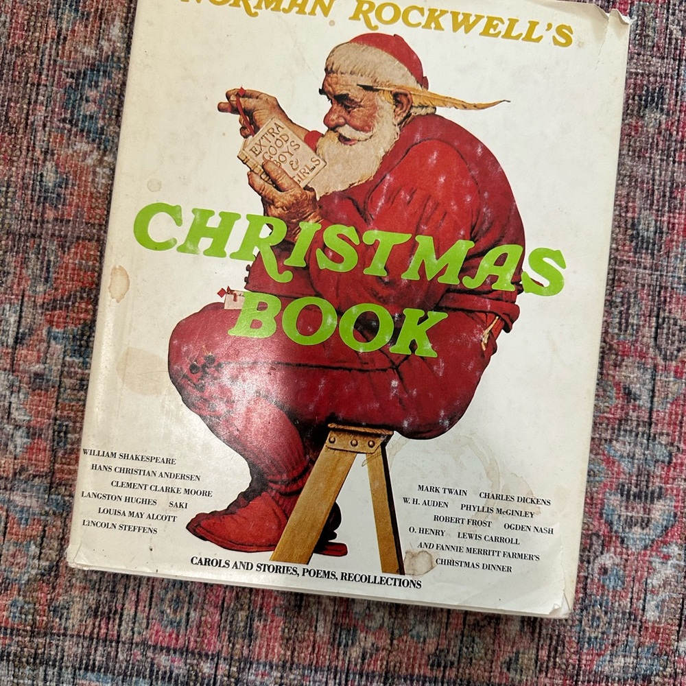 Norman Rockwell’s Christmas Book – Vintage Holiday Classic Hardcover